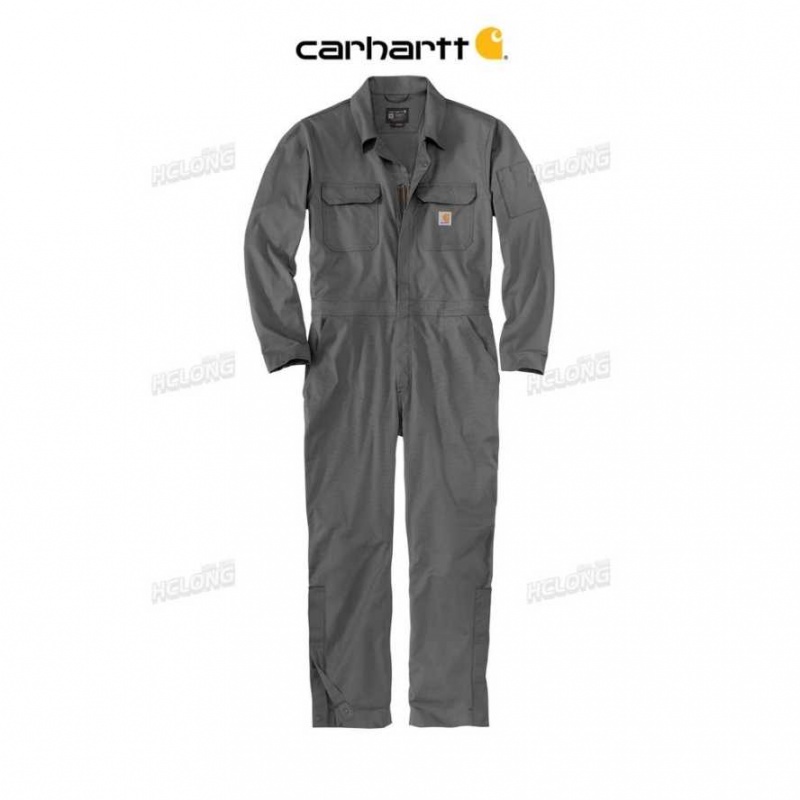 Gravel Carhartt Rugged Flex Tela Coverall - Danmark WQB-6361749