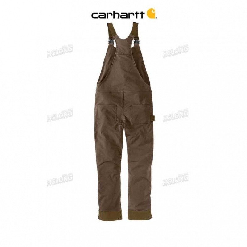 Cafe Carhartt Super Dux Relaxed Fit Insulated Bib Overall - Danmark RTS-4683360