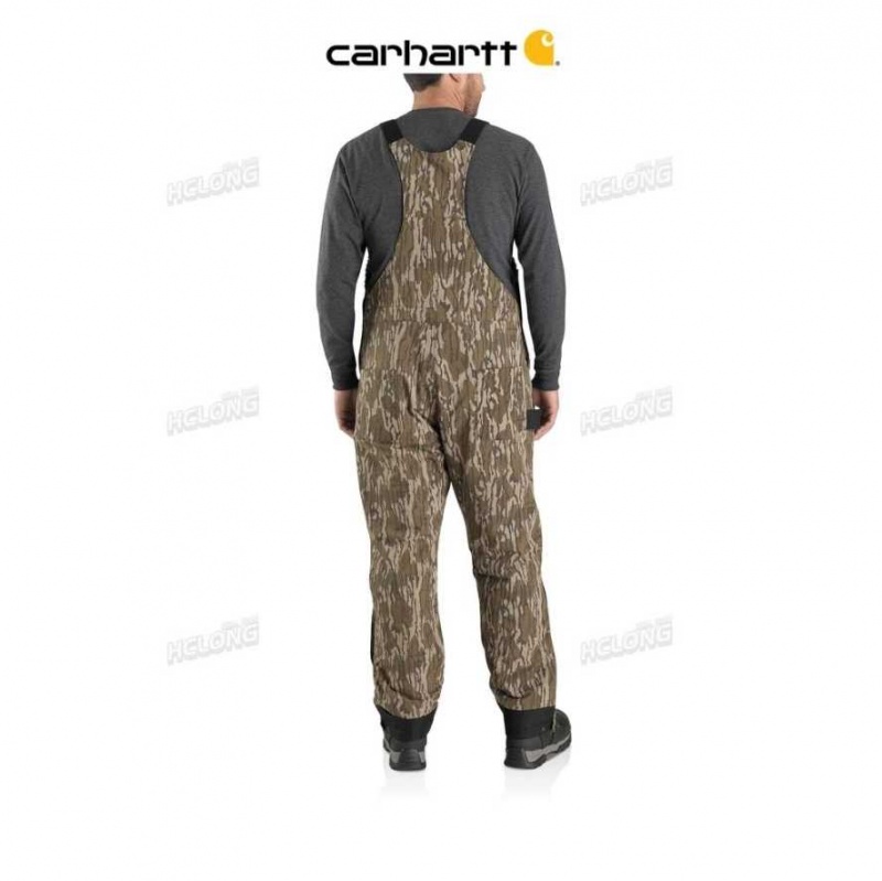 Camouflage Carhartt Super Dux Relaxed Fit Insulated Camo Bib Overall - Danmark ASD-9582895