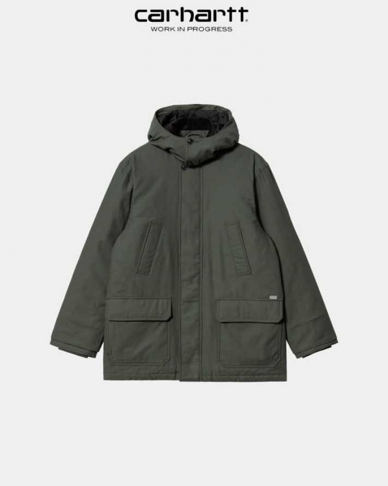 Boxwood Carhartt Wip Rigby Parka - Danmark URZ-2748186