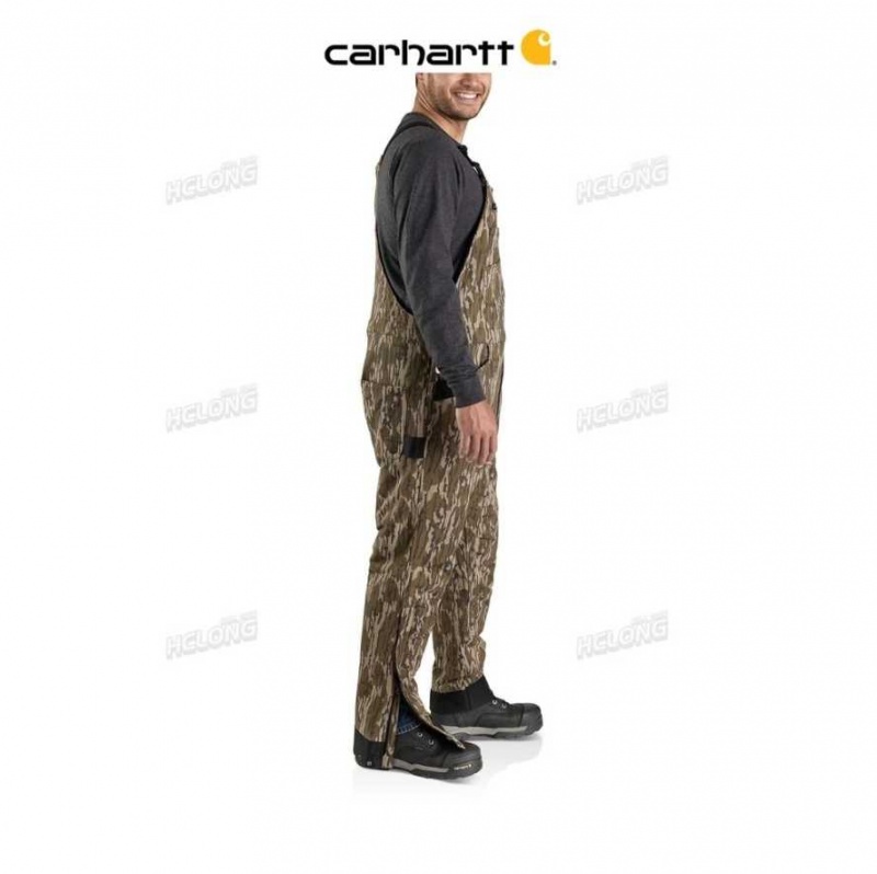 Camouflage Carhartt Super Dux Relaxed Fit Insulated Camo Bib Overall - Danmark ASD-9582895