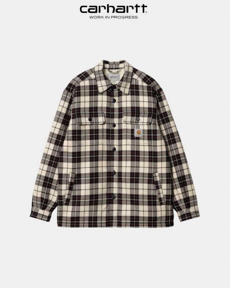 Calico Carhartt Wip Arden Check Shirt Jacket - Danmark LXW-7371113