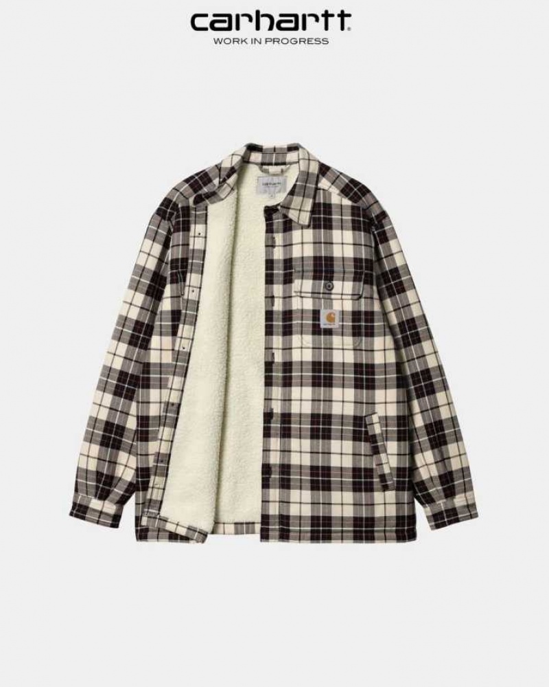 Calico Carhartt Wip Arden Check Shirt Jacket - Danmark LXW-7371113