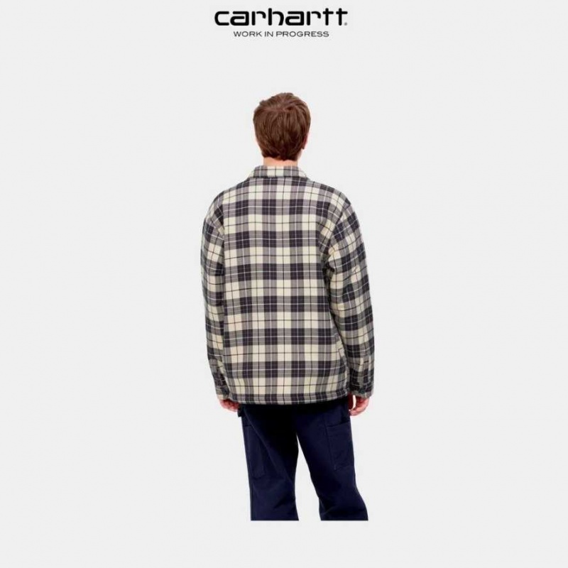 Calico Carhartt Wip Arden Check Shirt Jacket - Danmark LXW-7371113