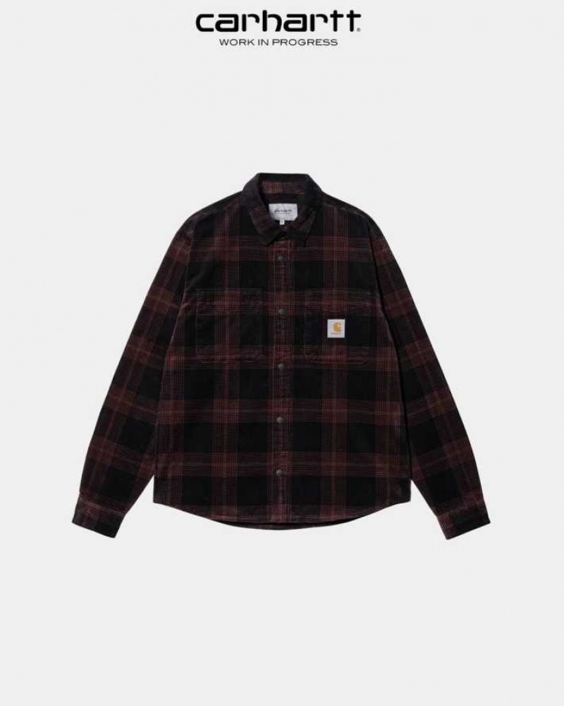 Ale Carhartt Wip Ginnis Check Shirt Jacket - Danmark QQP-9094595