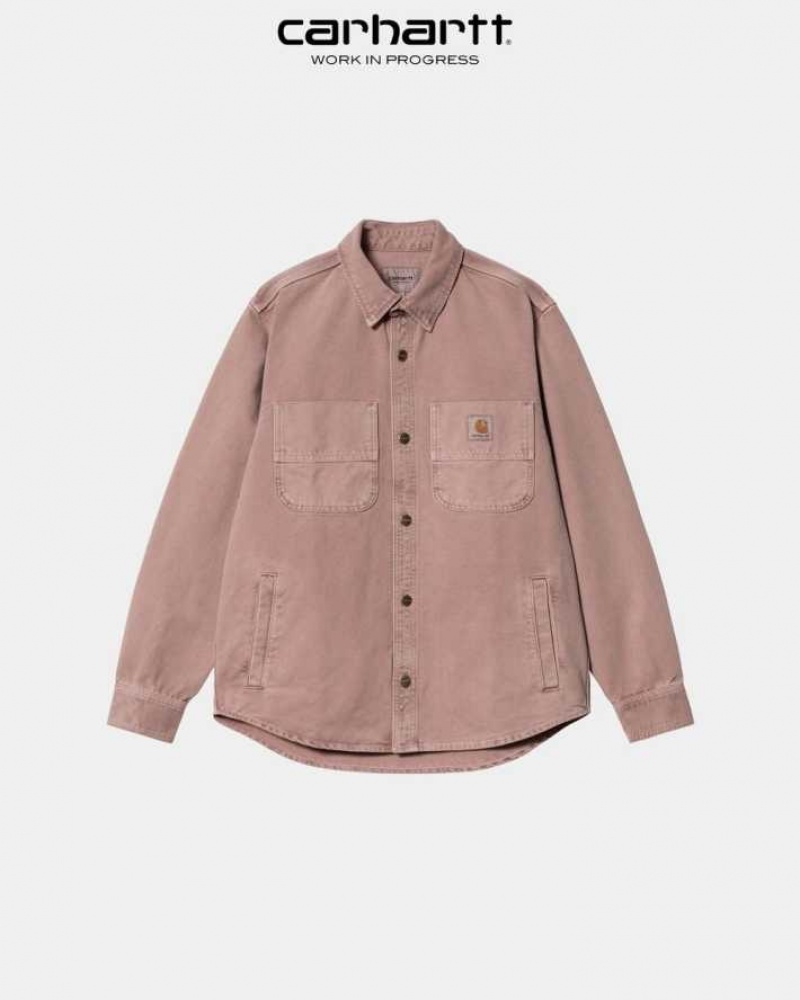 Noir Carhartt Wip Glenn Shirt Jacket - Danmark KVI-5633036