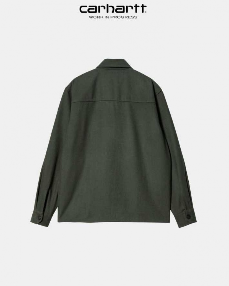 Boxwood Carhartt Wip Wiston Shirt Jacket - Danmark LFU-7686631