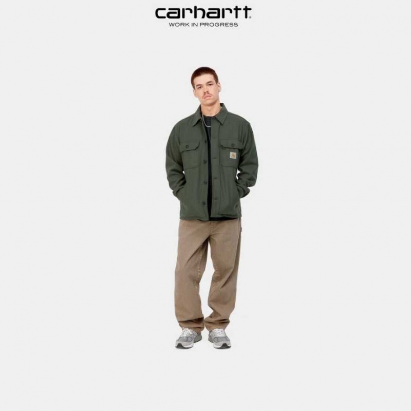 Boxwood Carhartt Wip Wiston Shirt Jacket - Danmark LFU-7686631