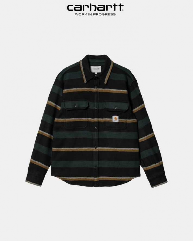 Juniper Carhartt Wip Bowman Stripe Shirt - Danmark LIR-2217118