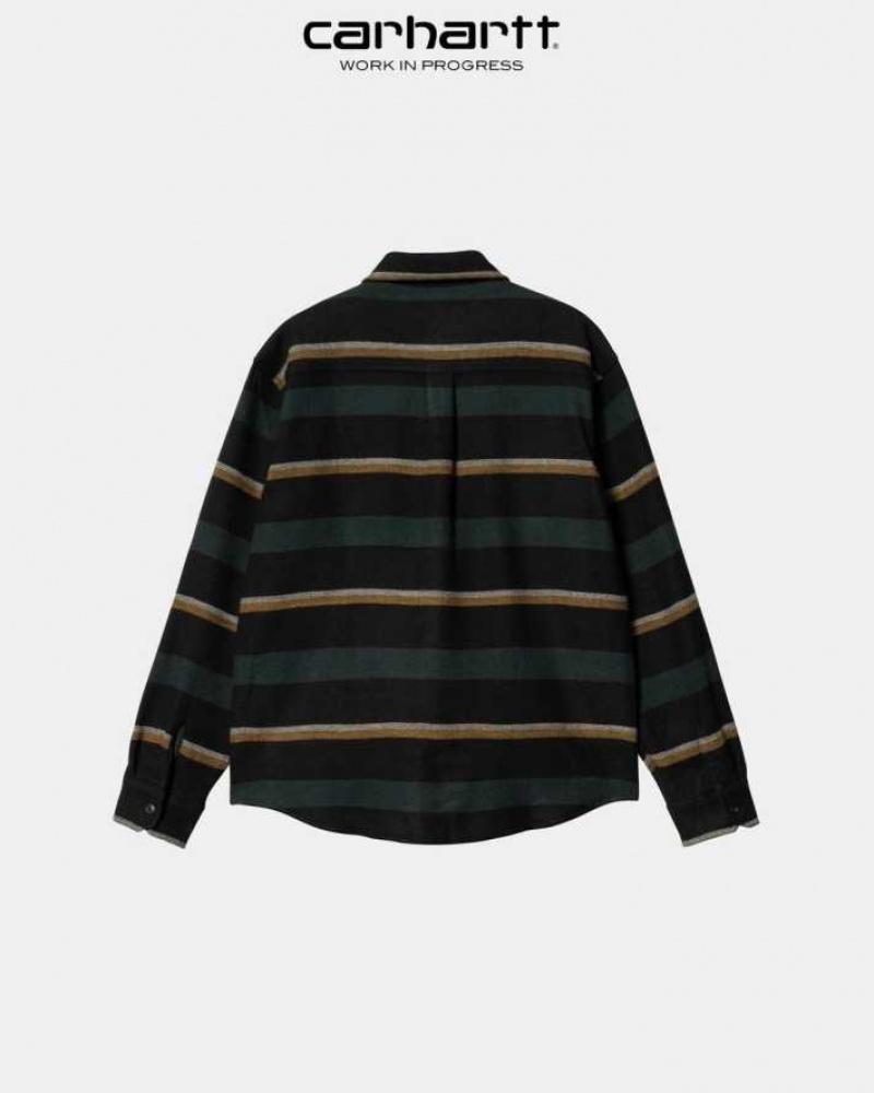 Juniper Carhartt Wip Bowman Stripe Shirt - Danmark LIR-2217118