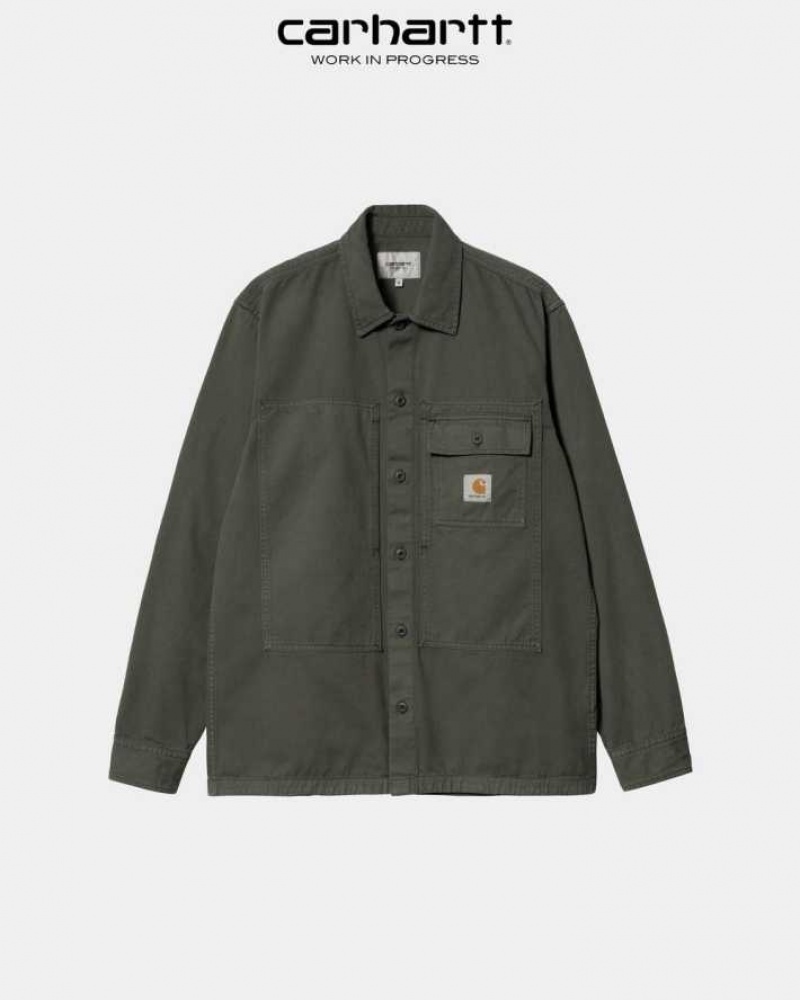 Boxwood Carhartt Wip Charter Shirt - Danmark ALR-0742483