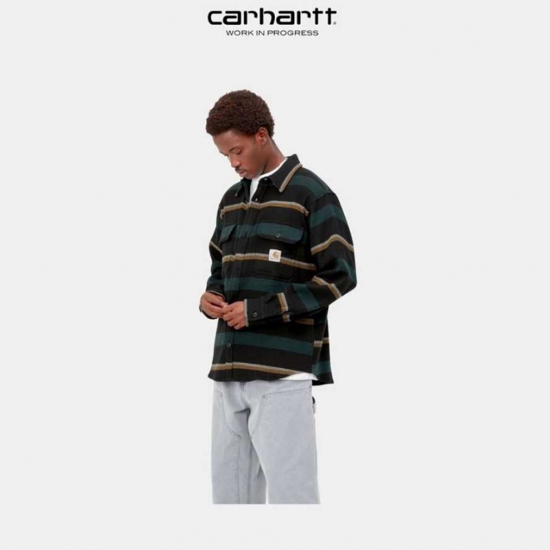 Juniper Carhartt Wip Bowman Stripe Shirt - Danmark LIR-2217118