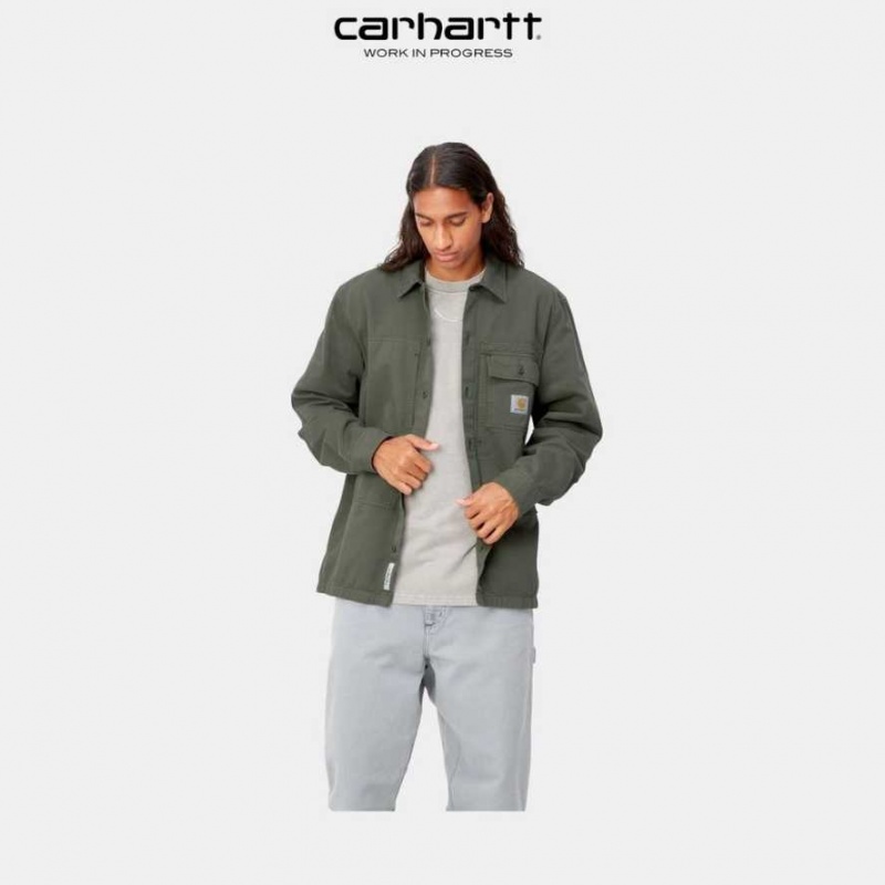 Boxwood Carhartt Wip Charter Shirt - Danmark ALR-0742483