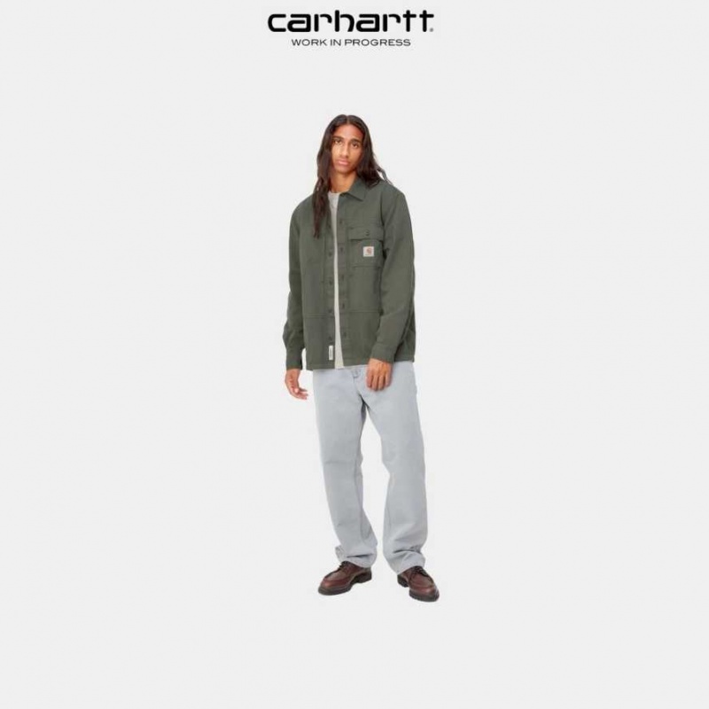 Boxwood Carhartt Wip Charter Shirt - Danmark ALR-0742483