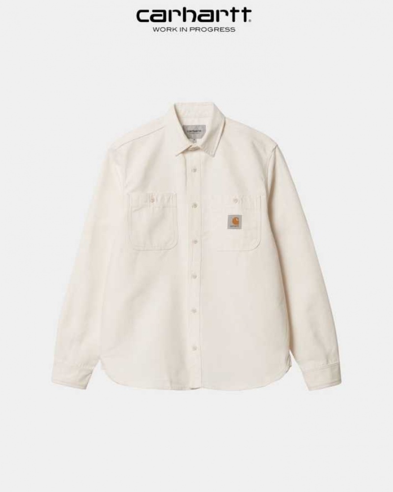 Wax Carhartt Wip Clink Shirt - Tela - Danmark VTO-6202772