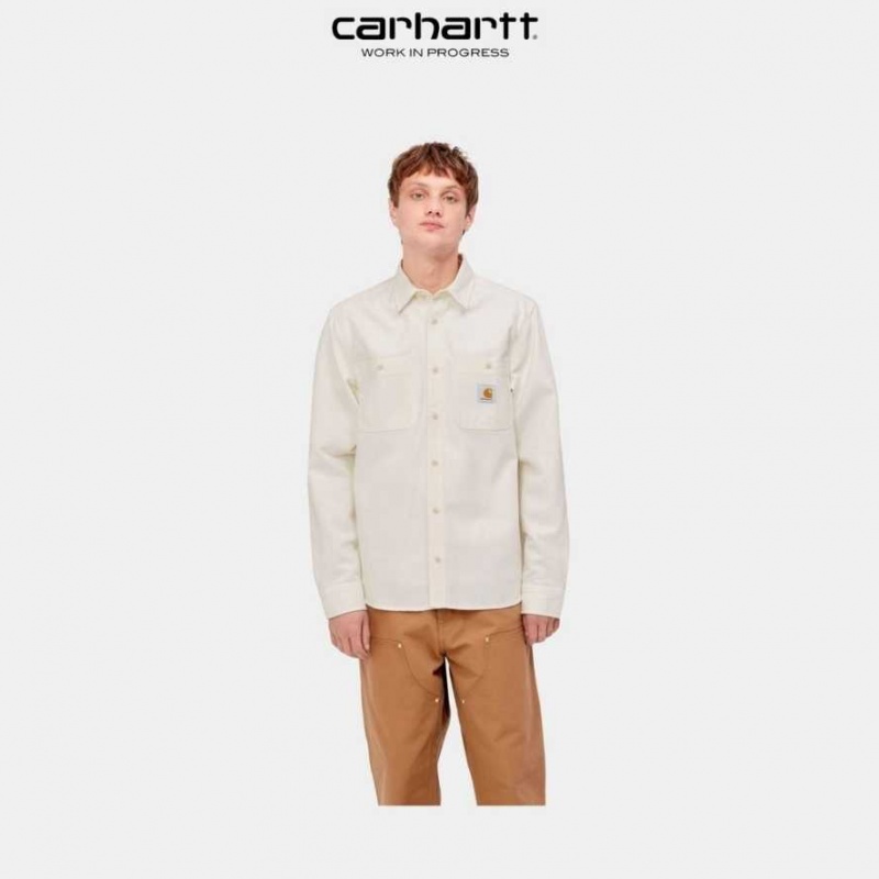 Wax Carhartt Wip Clink Shirt - Tela - Danmark VTO-6202772