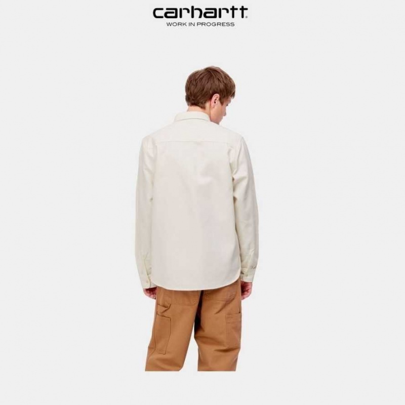 Wax Carhartt Wip Clink Shirt - Tela - Danmark VTO-6202772