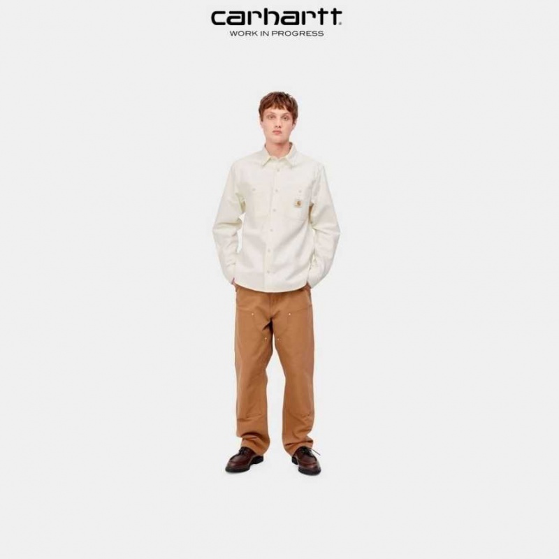 Wax Carhartt Wip Clink Shirt - Tela - Danmark VTO-6202772