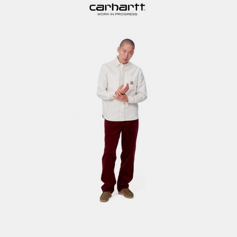 Wax Carhartt Wip Clink Shirt - Tela - Danmark VTO-6202772