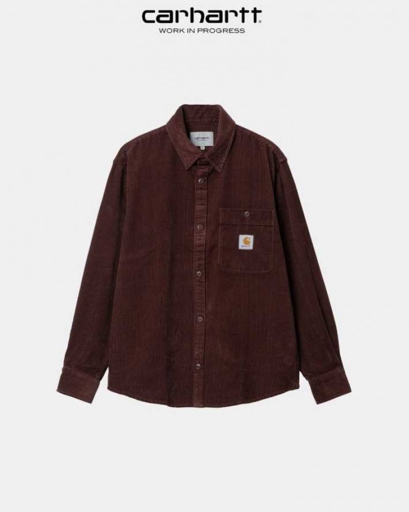 Ale Carhartt Wip Flint Shirt - Danmark YZQ-5366230