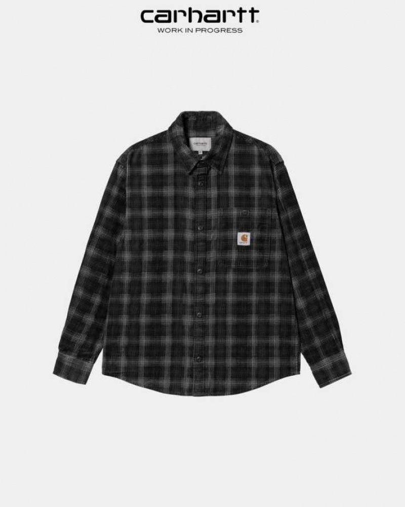 Vulcan Wiley Check Carhartt Wip Flint Shirt Vulcan Wiley - Danmark UUI-3308414