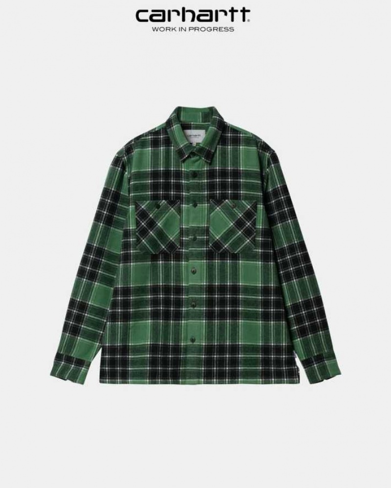 Bonsai Carhartt Wip Jared Check Shirt - Danmark IJR-9958695