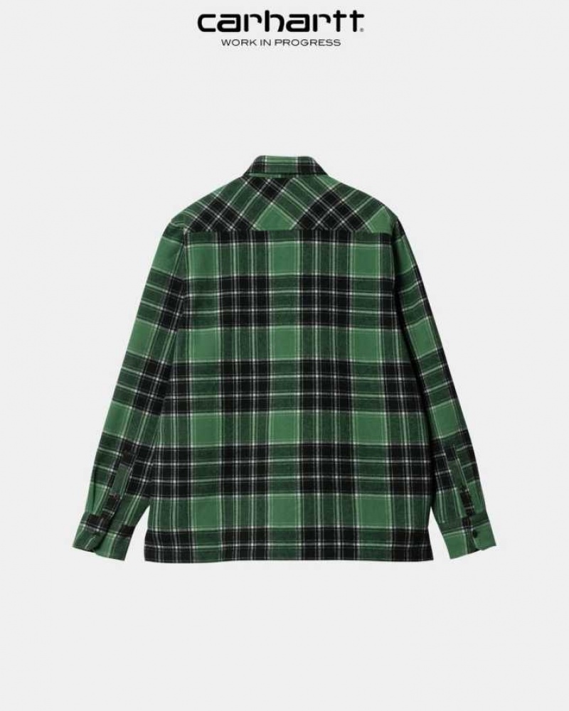 Bonsai Carhartt Wip Jared Check Shirt - Danmark IJR-9958695