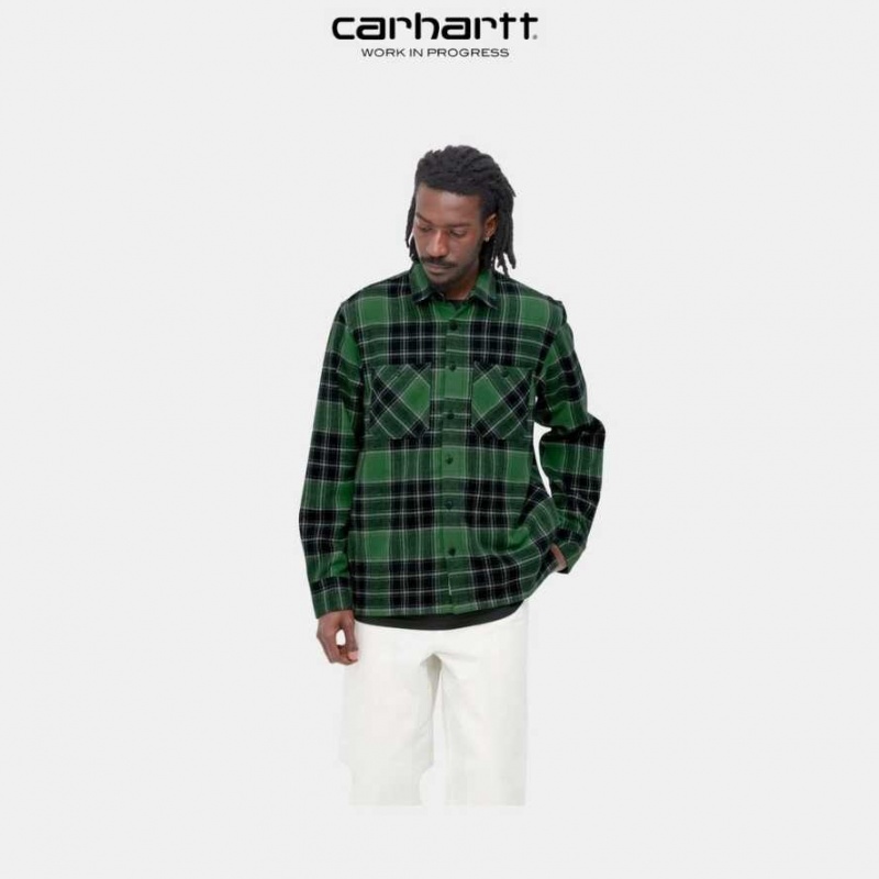 Bonsai Carhartt Wip Jared Check Shirt - Danmark IJR-9958695