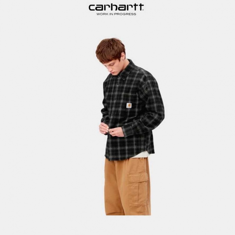 Vulcan Wiley Check Carhartt Wip Flint Shirt Vulcan Wiley - Danmark UUI-3308414