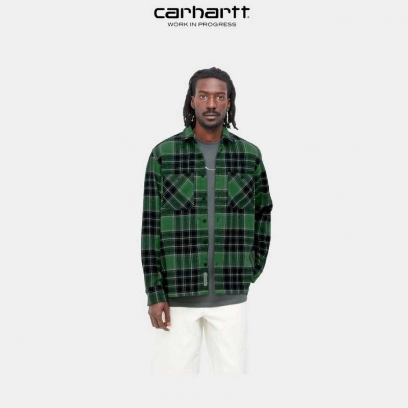 Bonsai Carhartt Wip Jared Check Shirt - Danmark IJR-9958695