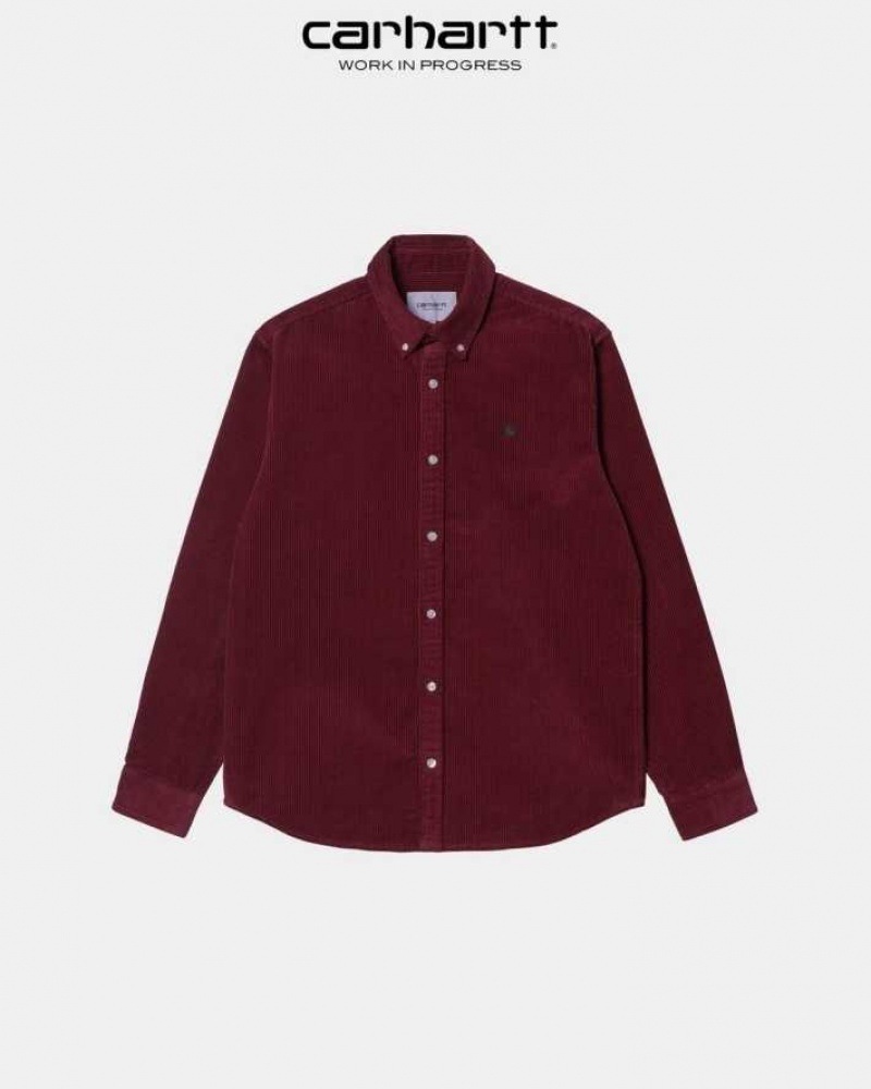 Corvina Carhartt Wip Madison Cord Shirt - Danmark QHY-6465805