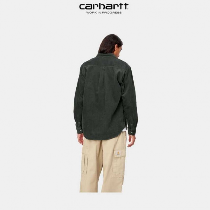 Boxwood Carhartt Wip Madison Cord Shirt - Danmark EFH-2999963