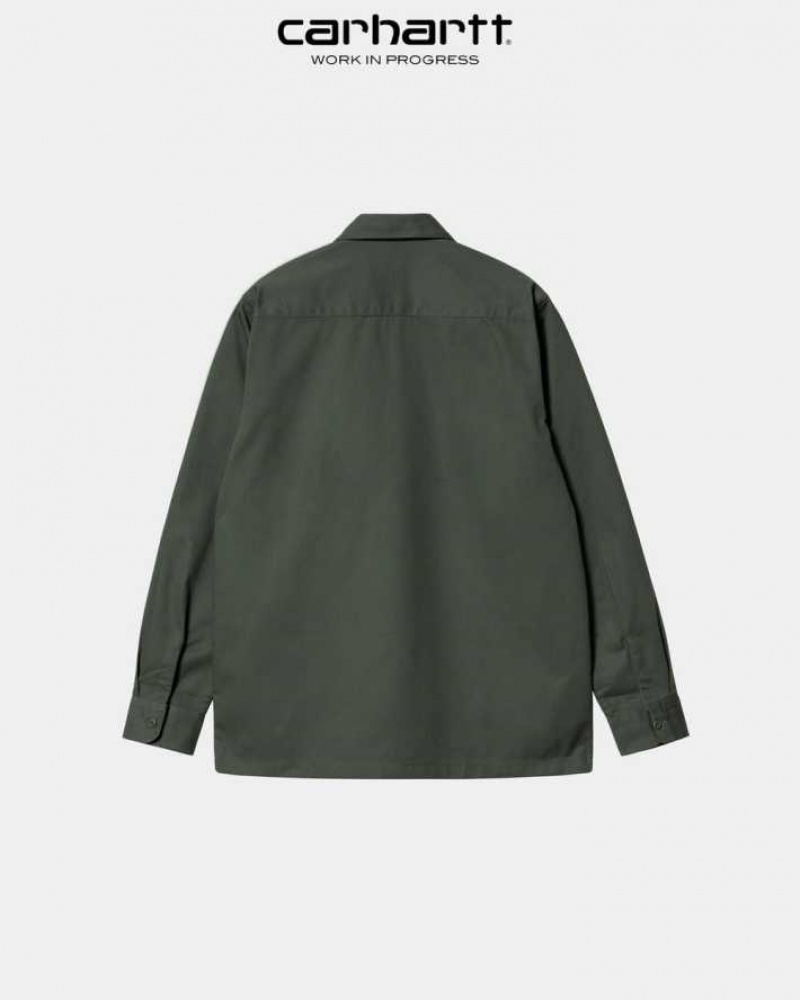 Boxwood Carhartt Wip Master Shirt - Danmark JCR-1451278