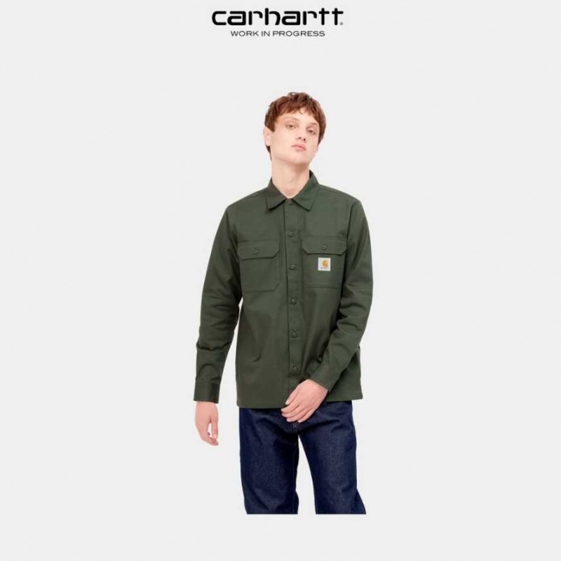 Boxwood Carhartt Wip Master Shirt - Danmark JCR-1451278