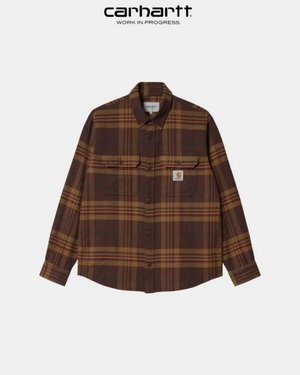 Ale Carhartt Wip Wallace Check Shirt - Danmark UVI-0679489