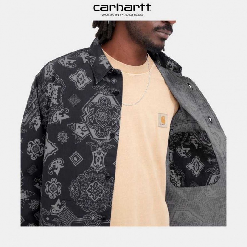 Noir Carhartt Wip Verse Long Sleeve Shirt - Danmark VCE-3966398