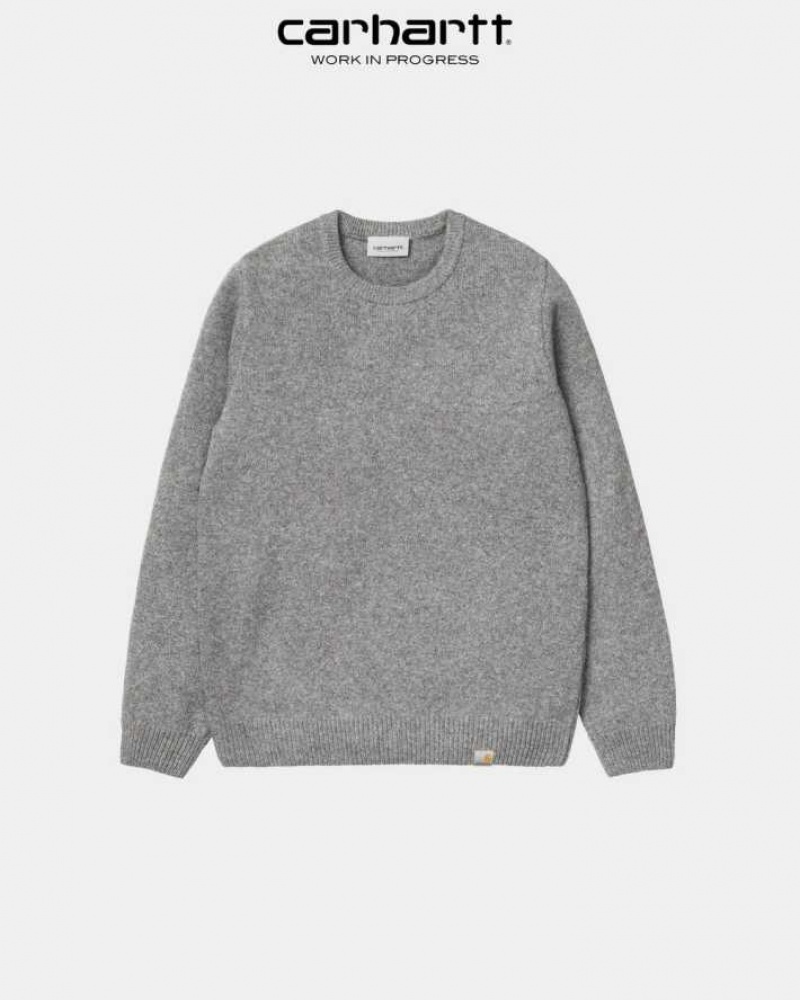 Grise Carhartt Wip Allen Pull - Danmark CJU-4165419