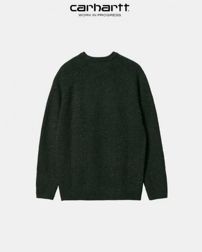 Noir Carhartt Wip Anglistic Pull - Danmark DJJ-4542001