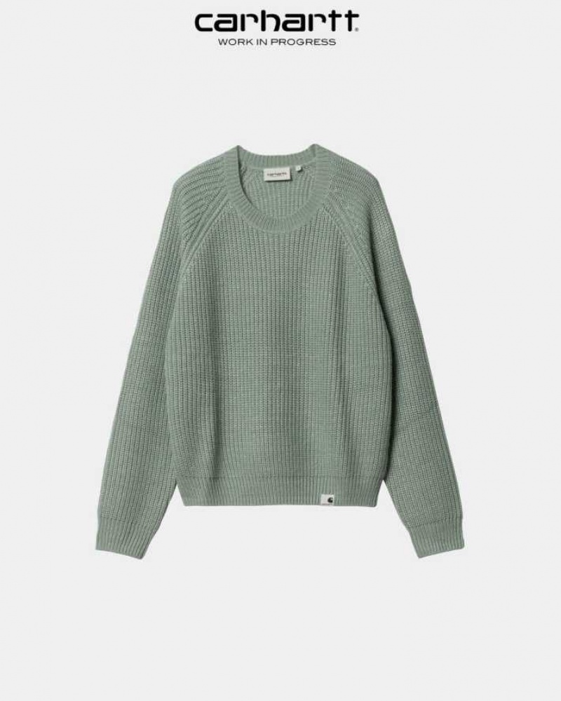 Misty Sage Carhartt Wip Emma Pull Misty - Danmark PVV-3004929