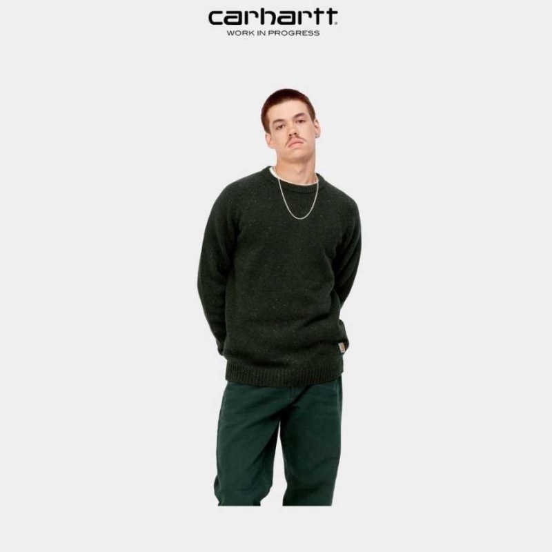 Noir Carhartt Wip Anglistic Pull - Danmark DJJ-4542001