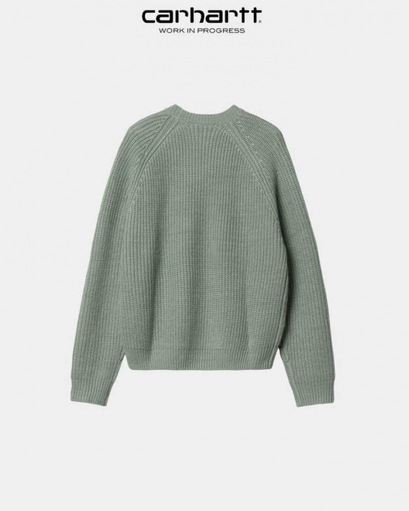 Misty Sage Carhartt Wip Emma Pull Misty - Danmark PVV-3004929