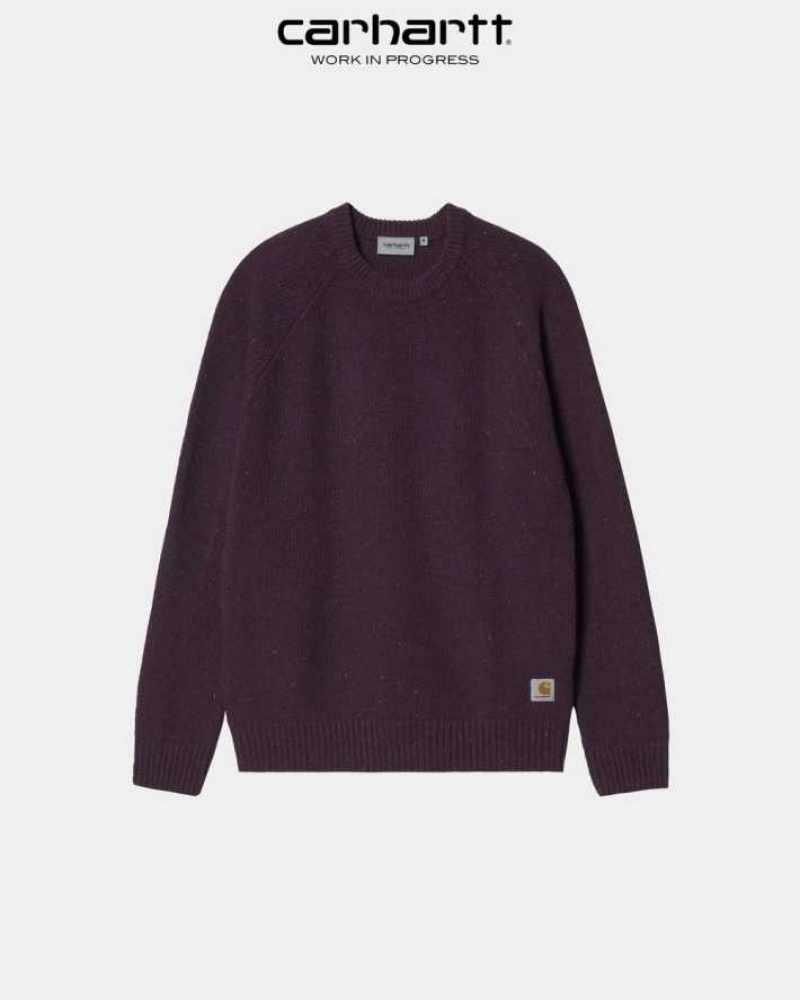 Noir Carhartt Wip Anglistic Pull - Danmark UDJ-9557852