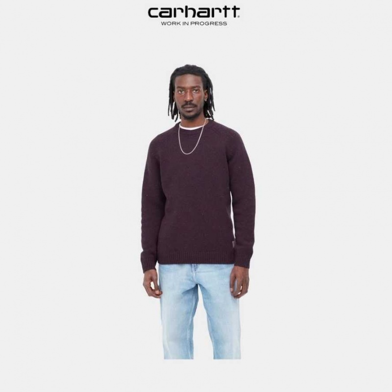 Noir Carhartt Wip Anglistic Pull - Danmark UDJ-9557852