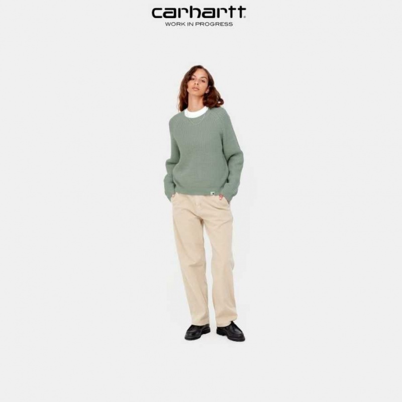 Misty Sage Carhartt Wip Emma Pull Misty - Danmark PVV-3004929