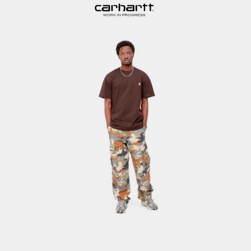 Ale Carhartt Wip American Script T-Shirt - Danmark YAB-1306200