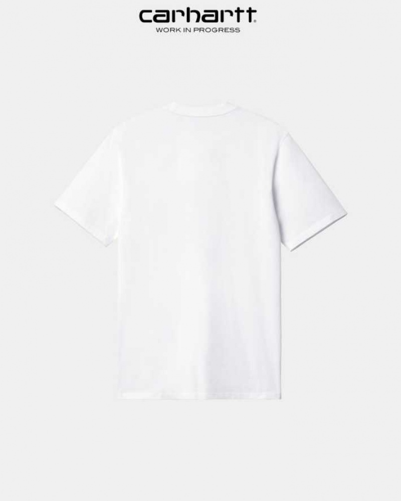 Blanche Carhartt Wip Appetite T-Shirt - Danmark JLD-3477888