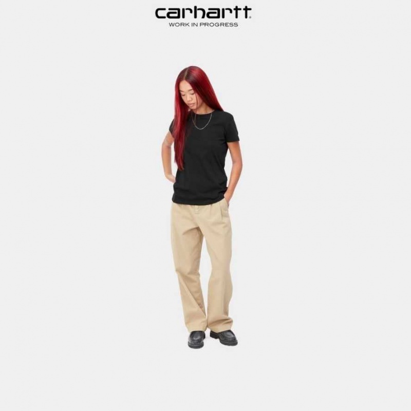 Noir Carhartt Wip Basis T-Shirt - Danmark RDC-0819567