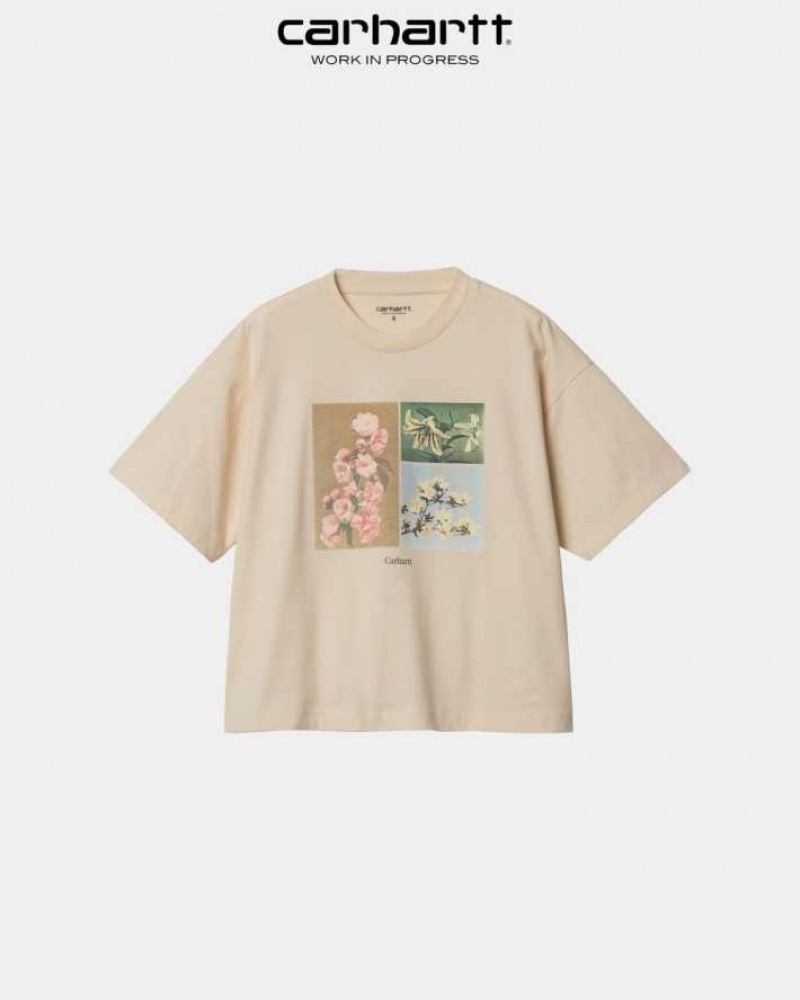 Calico Carhartt Wip Bloomin' T-Shirt - Danmark VNF-4723338