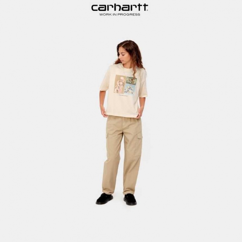 Calico Carhartt Wip Bloomin' T-Shirt - Danmark VNF-4723338