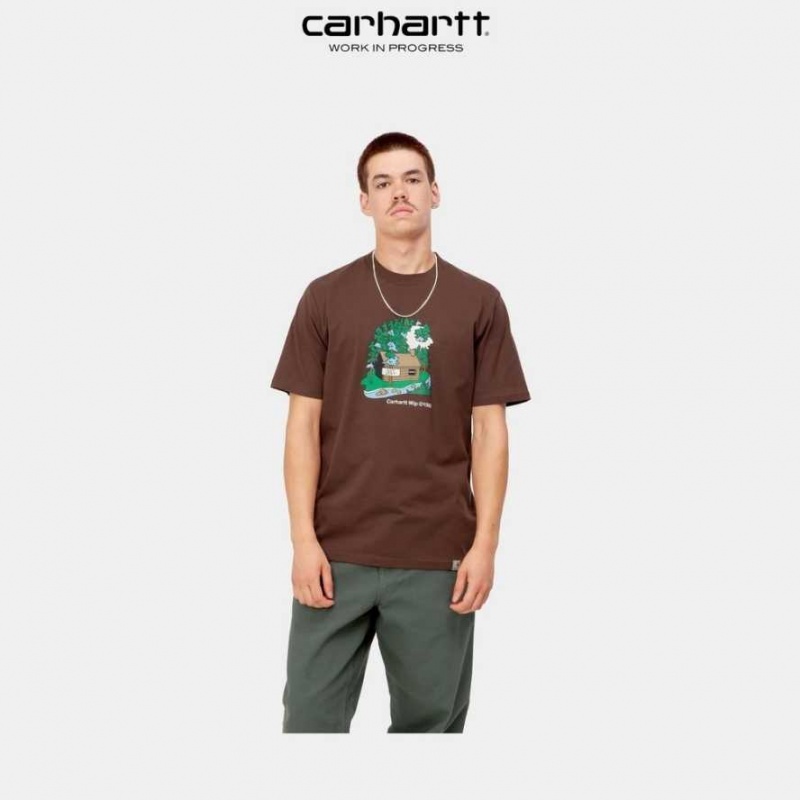 Ale Carhartt Wip Cabin T-Shirt - Danmark NXW-6139759